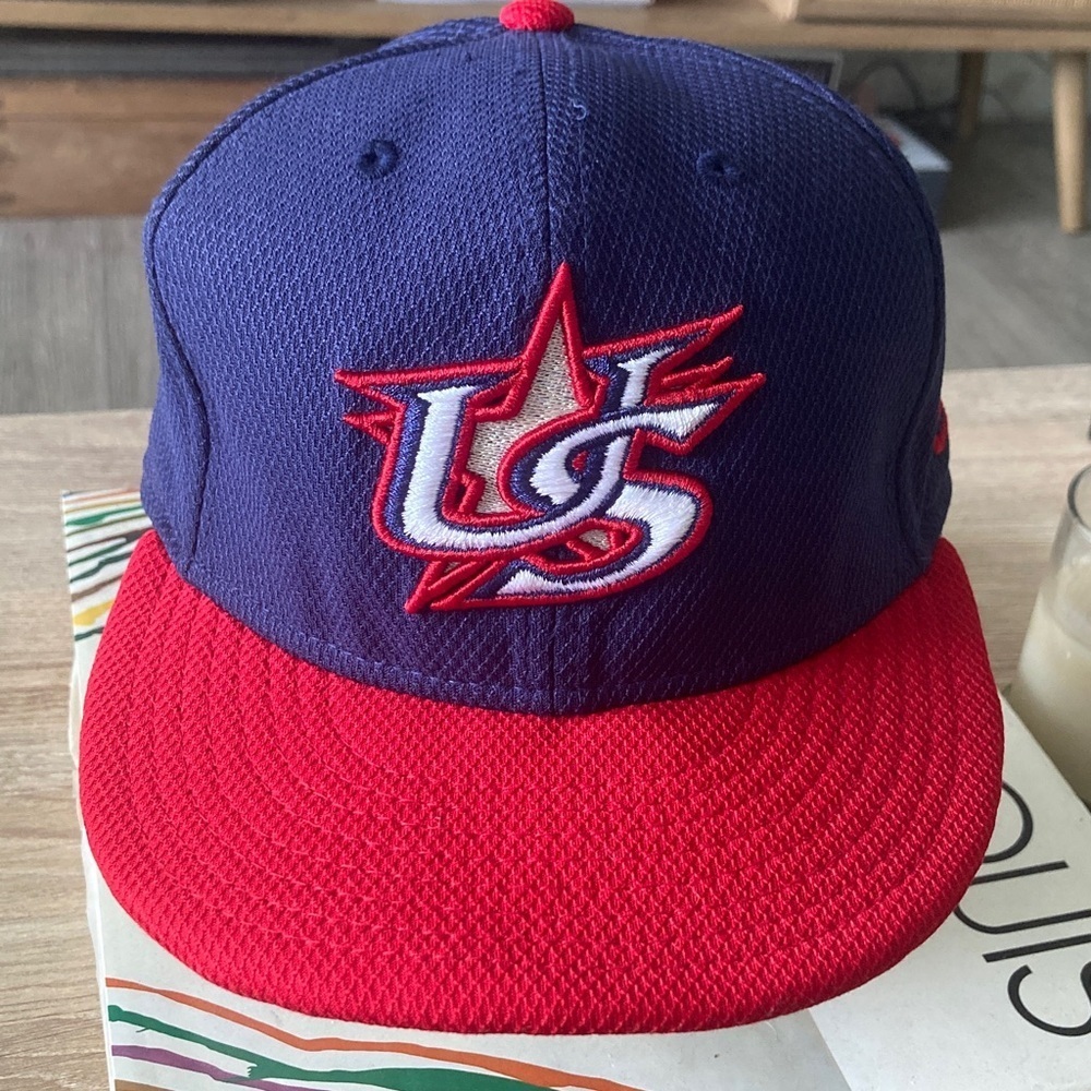 US Logo Blue and Red Cap - Picture 8 of 8